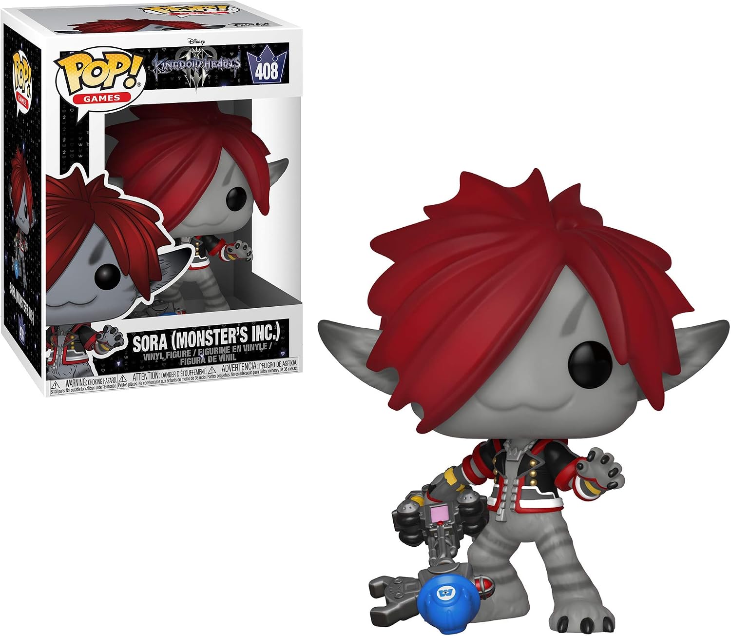 Funko POP! Vinyl: Kingdom Hearts 3: Sora (Monsters Inc.), Multicolor - Image 3