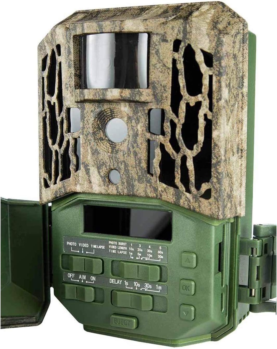 Primos AutoPilot 16MP No Glow Trail Camera + 32GB SD Card + 8 AA Batteries and Lens Cleaning Cloth: Electronics