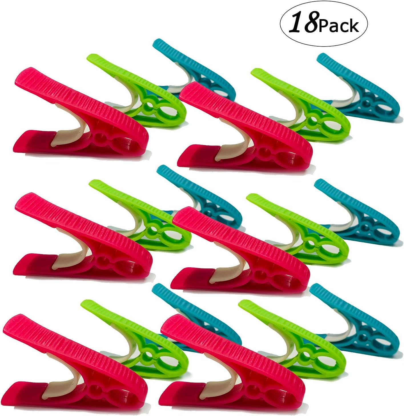 TenCloud Plastic Clothes Pins No Metal No Rust Clothespeg Clothespins