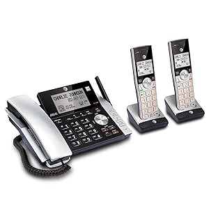 AT&T CL84215 DECT 6.0 Expandable Cordless Phone System w/Digital Answering