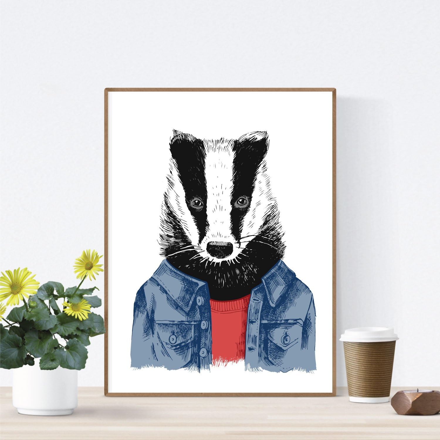 Nacnic Set of Two Sheets Animals Illustrated. Pack of Two Poster for framing with Illustrations of Animals. Gift for Friends of Animals. Paper 250 Grams High Quality Pack 1 - Image 4