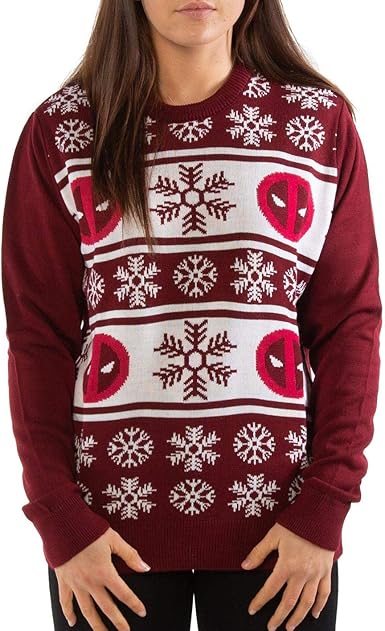 deadpool christmas jumper uk