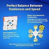 GAN 356RS 3x3 Speed Cube Non-Magnetic Stickerless Core and GES Upgrade view 5