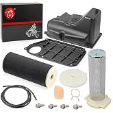 Air Filter kit Guide Air Box Filter Box Cleaner Case With Lid Cap &amp; Seal For YAMAHA Warrior 350 Grizzly 600 1987-2004 Wolverine 350 1995-2005