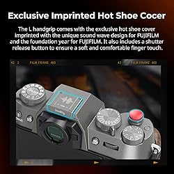 SMALLRIG X-T50 Handgrip, Wooden L-Shape Grip for