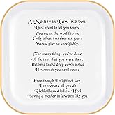 Mother in Law Gifts from Daughter in law, Jewelry Dish for Women Birthday Gifts for Mother in Law, Mother's Day Wedding Gifts for Mother in Law, Appreciation Thank You Gifts for Mother in Law