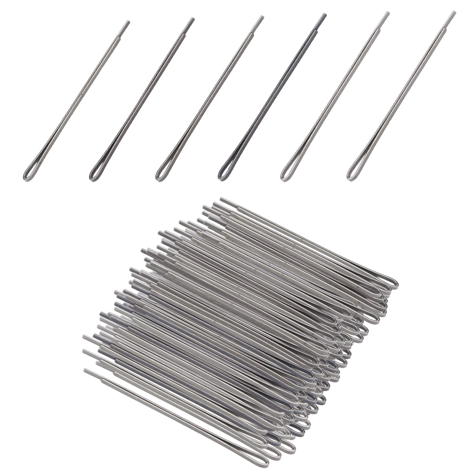 Black Bobby Pins, Alloy Flat Hair Pins Kit Hair Clips Hair Grips Hair Pins Good for All Types of Hair Styling Needs for Girls, Women, & Hair Salons