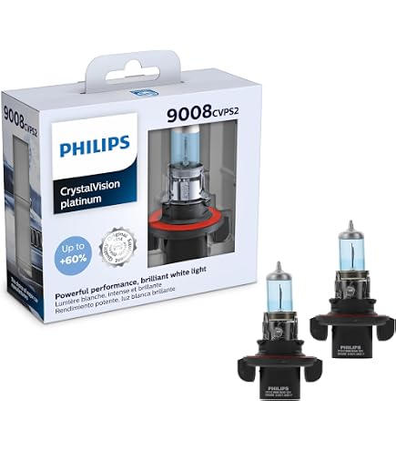 Formula-J87 Halogen 9008 H13 Bulbs (2 Pack) - 60/55W 3800K Warm White, Stock Replacement