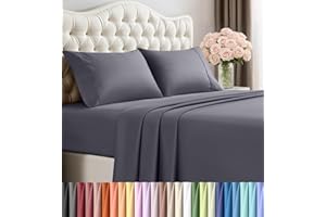 Utopia Bedding Queen Bed Sheets – 4 Piece Queen Size Cooling Sheet Set – Soft & Breathable Microfiber – Deep Pocket Easy Fit 