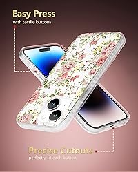 SCORPIFY for iPhone 15 Case with Country Rose