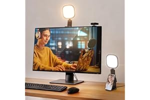 NEEWER Basics 5" 10W Monitor Light for Video Conference, Bi Color Edge Lit USB LED Panel with Stand, CRI95 Lamp Lighting for 