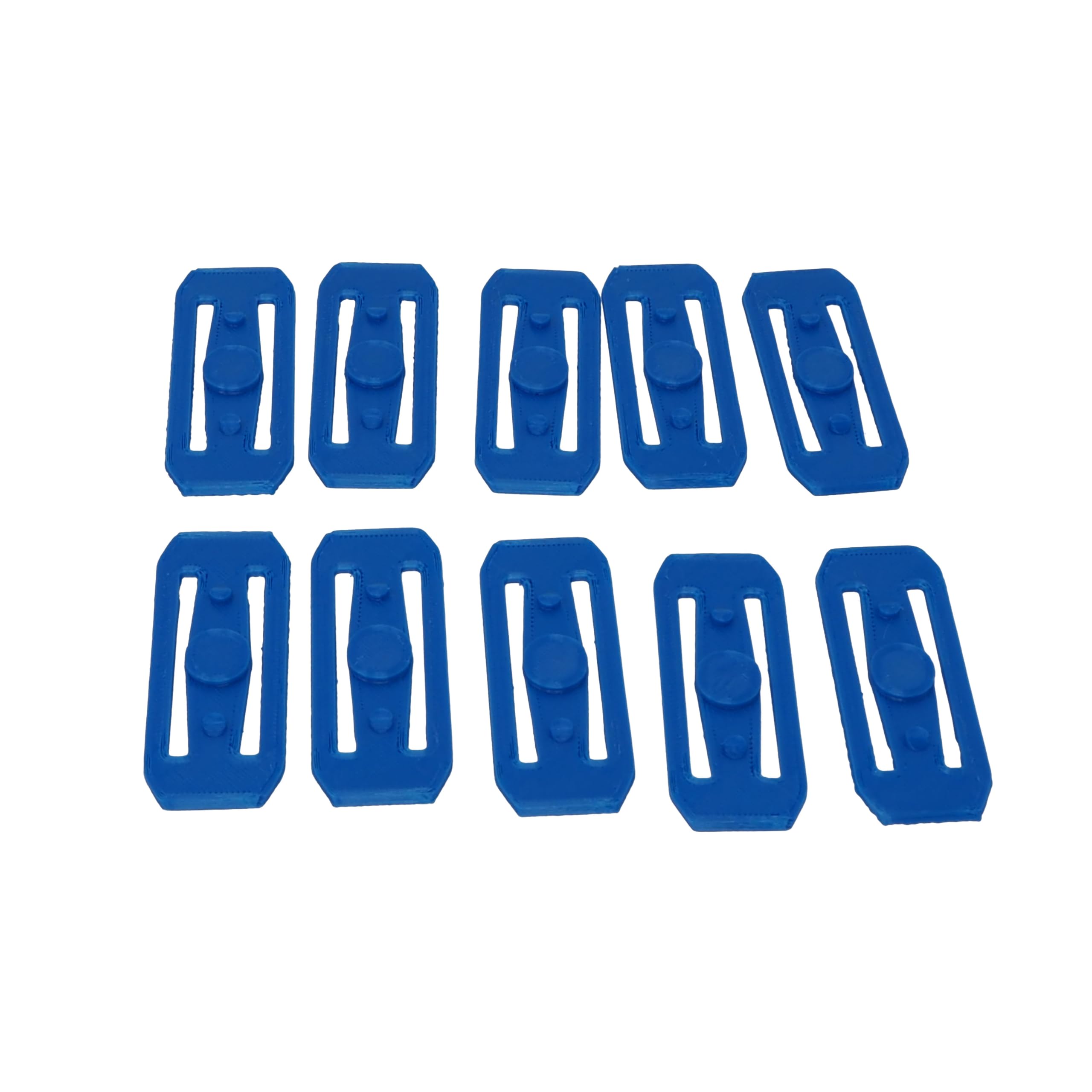 10x Blue Race Connectors Compatible with Hotwheels | Straight Track Race Track Connectors Replacements