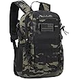 ArcEnCiel 10L/20L Mini X-Small Tactical Backpack MOLLE Daypack Gear Pack Camping Bag with Patch