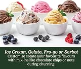 Cuisinart Cool Scoops Ice Cream Maker 1.4L Churning Bowl White ICE21 view 3