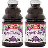 Gefen All Natural Prune Juice 32oz (2 Pack) Not from Concentrate | Kosher (Including Passover)
