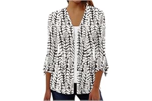 TANGNADE 3/4 Sleeve Shirts for Women Bell V Neck Graphic T Shirts Button Pleated Tops Elegant Vintage Floral Blouse