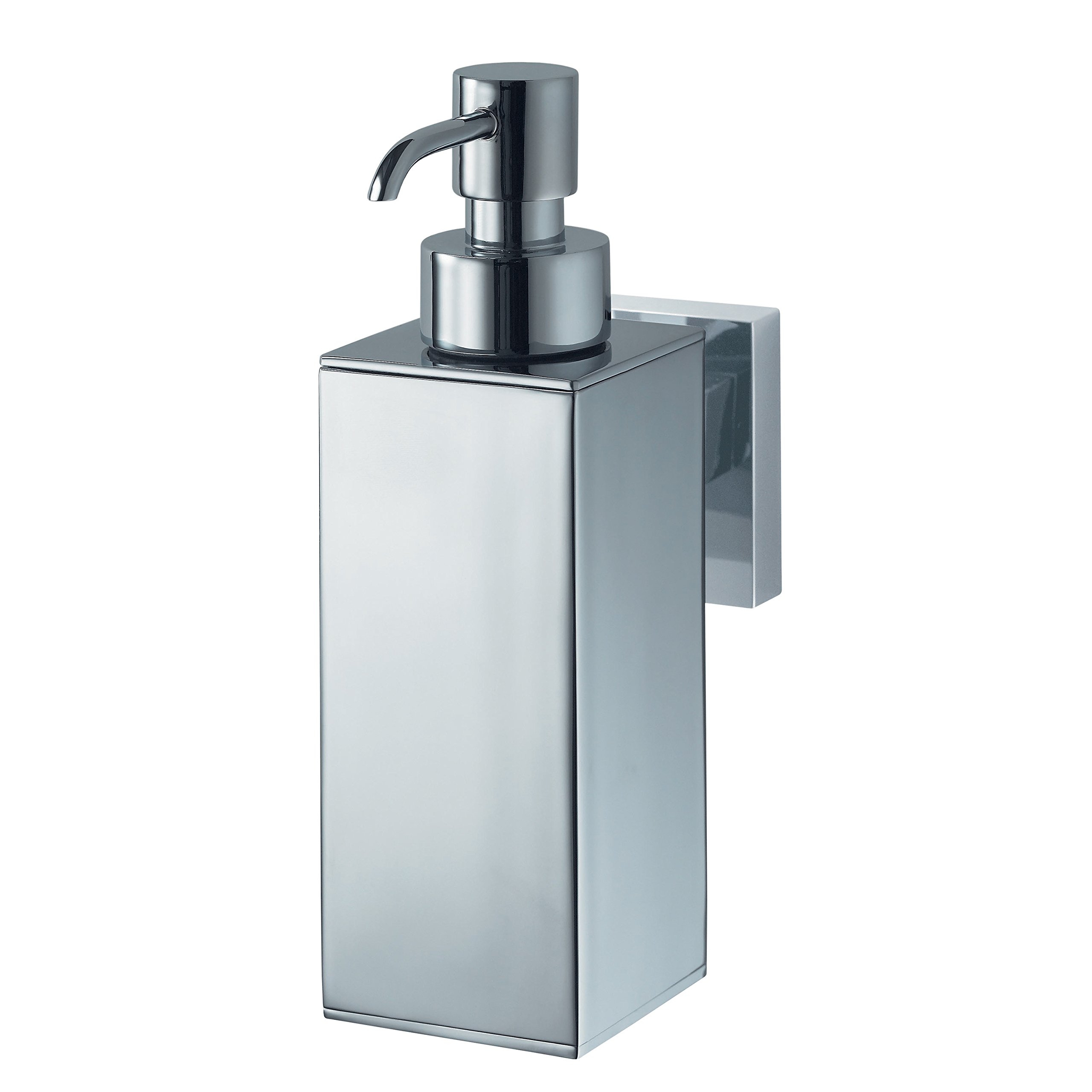 Haceka Mezzo 1122439 Stainless Steel and Zinc Alloy Metal Soap Dispenser, Silver