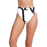 Gottex Luma Signature Bold Print Women's High Waist High Leg Cut Bikini Bottom Swimwear