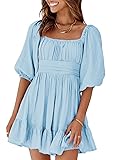 Dokotoo Square Neck Spring Outfits for Women 2025