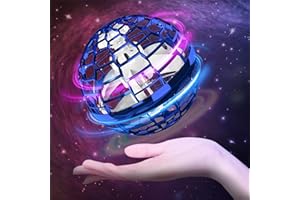 GENERIC Upgraded 2025 Flying Orb Galaxy Ball Hover Orb Hand Drone Kids Boomerang Ball Cosmic Spinner Globe Magic Flying Spinner Floating Balls Indoor Outdoor Cool Toys Gifts for Kids Ages 6+ Boys Girls Blue