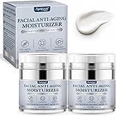 Retinol Collagen Anti-Aging Cream for Face Neck Tightening Moisturizing Skin Cream with Hyaluronic Acid Day Night Wrinkle Facial Moisturizer for All Skin Types 2Pack 1.7 Fl Oz