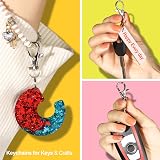 LEOBRO 60Pcs Swivel Lobster Clasps & Key Rings for Crafts view 7
