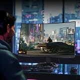 Lenovo G32qc-30 32 Inch Gaming Monitor WQHD 165Hz 0.5ms AMD FreeSync VA PS Xbox view 2