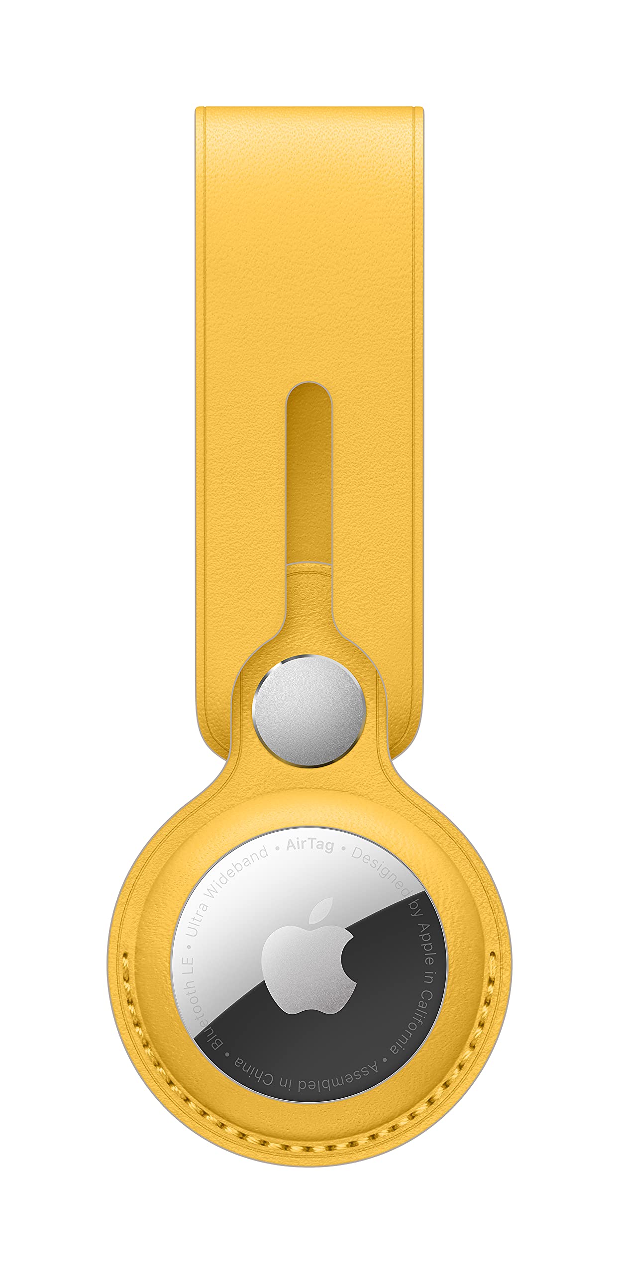 Apple AirTag Leather Loop - Meyer Lemon