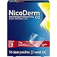 NicoDerm CQ 7mg Step 3 Nicotine Patches to Help Quit Smoking - Stop Smoking Aid, 14 Count