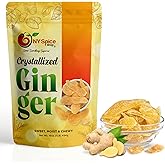 NY SPICE SHOP Candied Ginger Slices – (16 Oz.) 1 Pound Crystallized Ginger Slices – Ginger Hard Candy – Candied Ginger Pieces