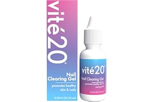 VITÉ20 Nail Clearing Gel – Apple & Sugar Extracts – Supports Healthy Nail & Skin Appearance – Nourishing, Plant-Based Repair for Brittle, Discolored Nails – Gentle Daily Care – 0.5 fl oz