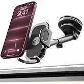 Bracketron TripGrip 2.0 Car Phone Holder, Dash &amp; Window, Suction Cup, 360&deg; | TripGrip 2.0 suction cup car phone mount with one-hand operation and secure mounting for iPhone, Samsung, and GPS devices