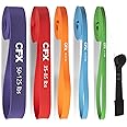 CFX Resistance Bands for Working Out,Pull Up Assistance Bands,Workout Bands for Exercise with Door Anchor,Elastic Bands for Body Stretching,Crossfit Training at Home/Gym for Men & Women