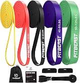 FitBeast Pull Up Bands Set 5 Levels Resistance Bands 5-125 LBS view 1