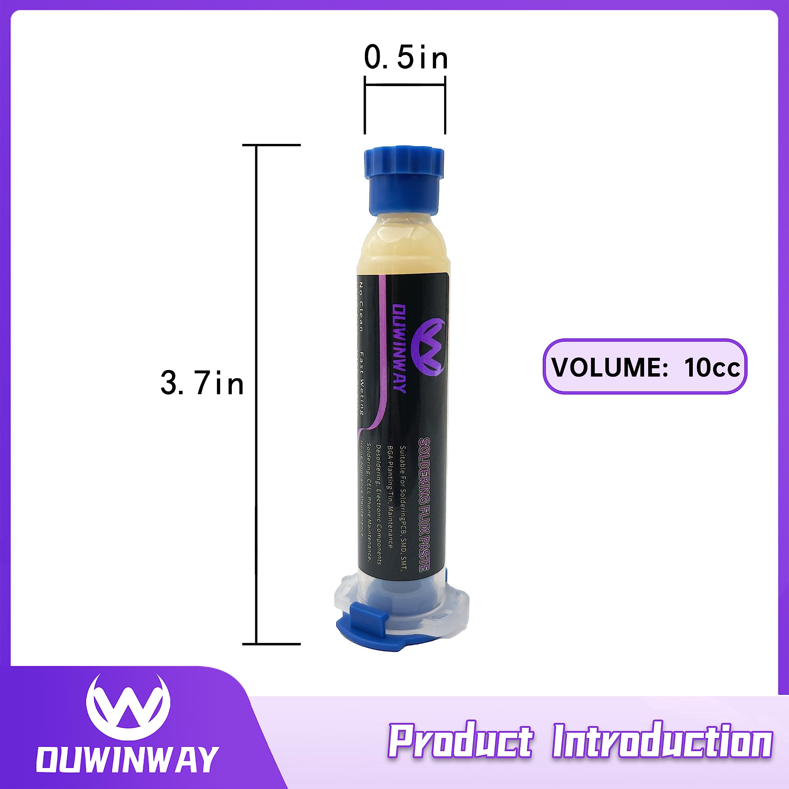 CircuitWorks CW3220 No-Clean Liquid Soldering Flux – 100ml (2 X 50ml Bottles)