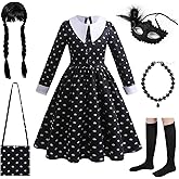 YOGFIT Halloween Costume Girls Dress for Kids,6PC Halloween Dress suit Perfect for Halloween, Cosplay party