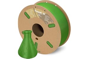 DURAMIC 3D PLA Filament 1.75mm Olive Green 1kg Spool, Jam-Free High Stifness 3D Printing Filament with Cardboard Spool, No-Tangling No-Clogging Dimensional Accuracy 99% +/- 0.03 mm