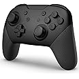Wireless Pro Controller Compatible with Switch/Switch Lite/Switch OLED, Switch Remote Gamepad with Joystick, Double Vibration, Wake Up and Screenshot Function
