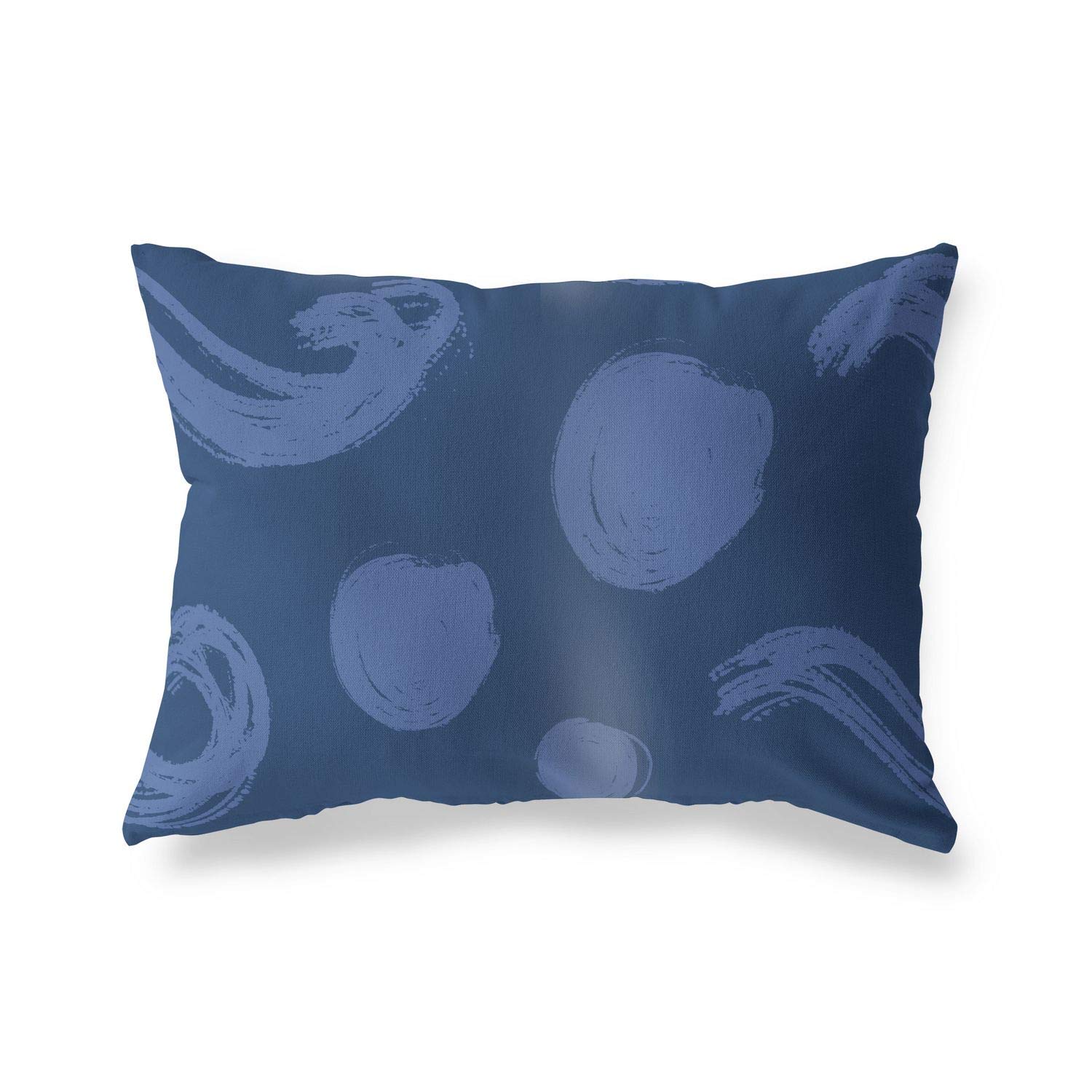 BonaMaison Decorative Cushion Cover, Blue Throw Pillow Covers, Home Decorative Pillowcases for Livingroom, Sofa, Bedroom, Size: 45X60 Cm - Designed and Manufactured in Turkey