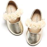 Felix & Flora Toddler Flower Girl Dress Shoes - Girl Ballet Flats Party School Shoes Wedding