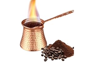 Turkish Coffee Maker - Copper Turkish Coffee Maker | Aluminium Turkish Coffee Maker | Turkish Coffee Maker | Vintage Long Han