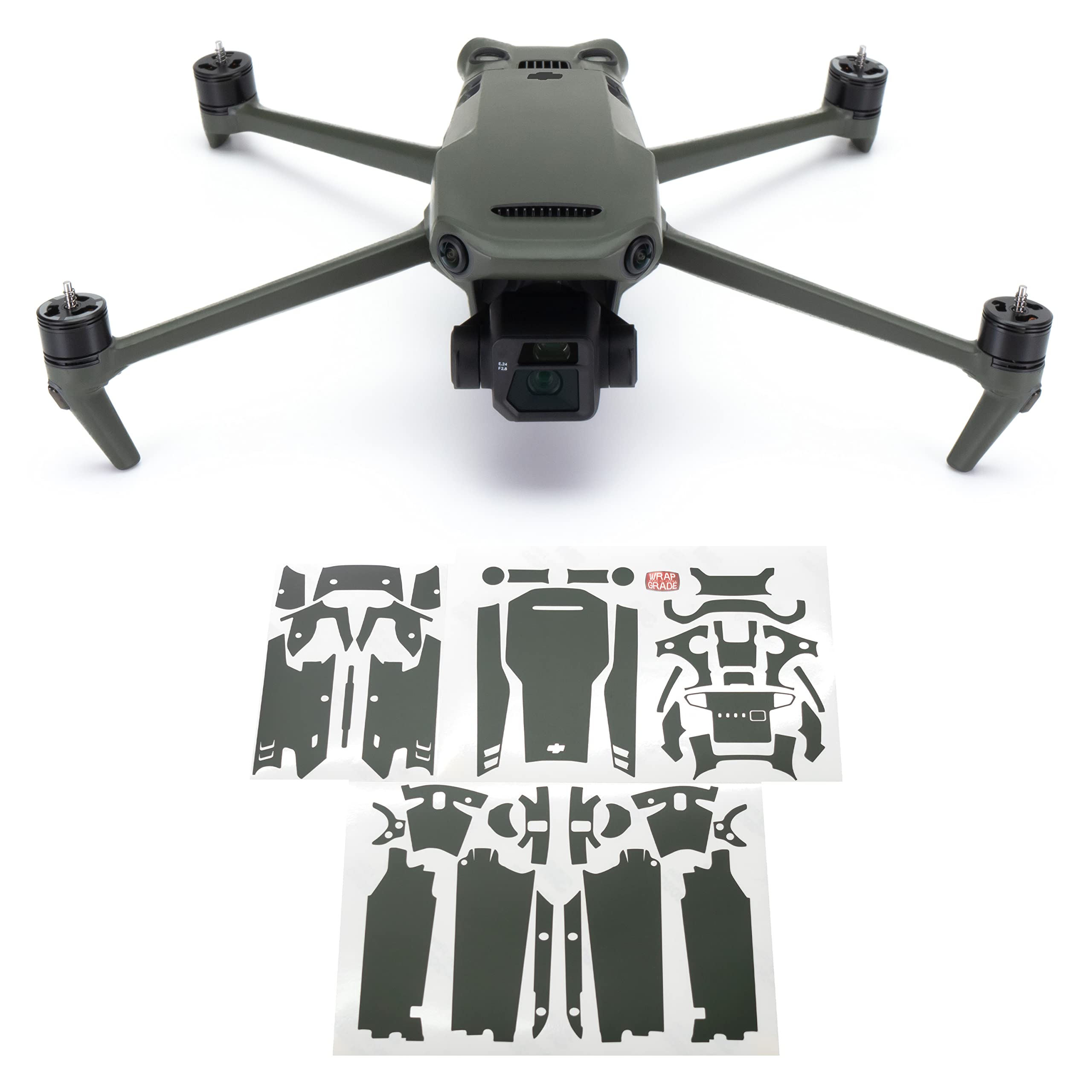 WRAPGRADE Full Skin Stickers Compatible with Mavic 3 / Mavic 3 Classic (ARMY GREEN)