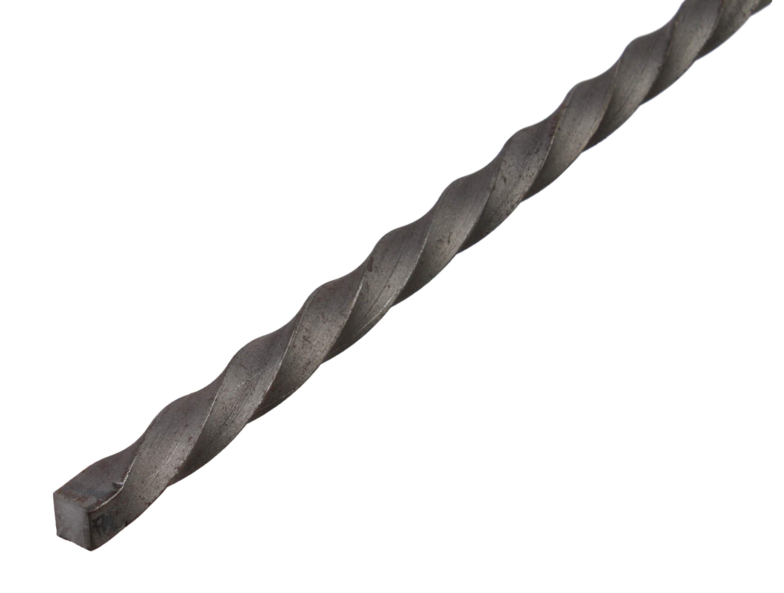 Square Rod Raw Steel Twisted, 432485