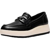 Clarks Women's Zylah Top Loafers | Suede or Leather Upper, Statement Hardware Detail, Smooth Textile Lining, Flex-Grooved Traction