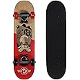 Kryptonics Skateboard with Durable Construction, Stable and Durable Wood Deck for Commuting, Smooth Polyurethane Wheels, Perfect for Beginners, All Skill Levels, Kids and Teens, and Skilled Riders