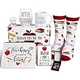Frerdui Teacher Appreciation Gifts, Best Teachers Gifts, Thank You Teacher Gift, Funny Back to School Gift for Teachers Women, 7 Pcs