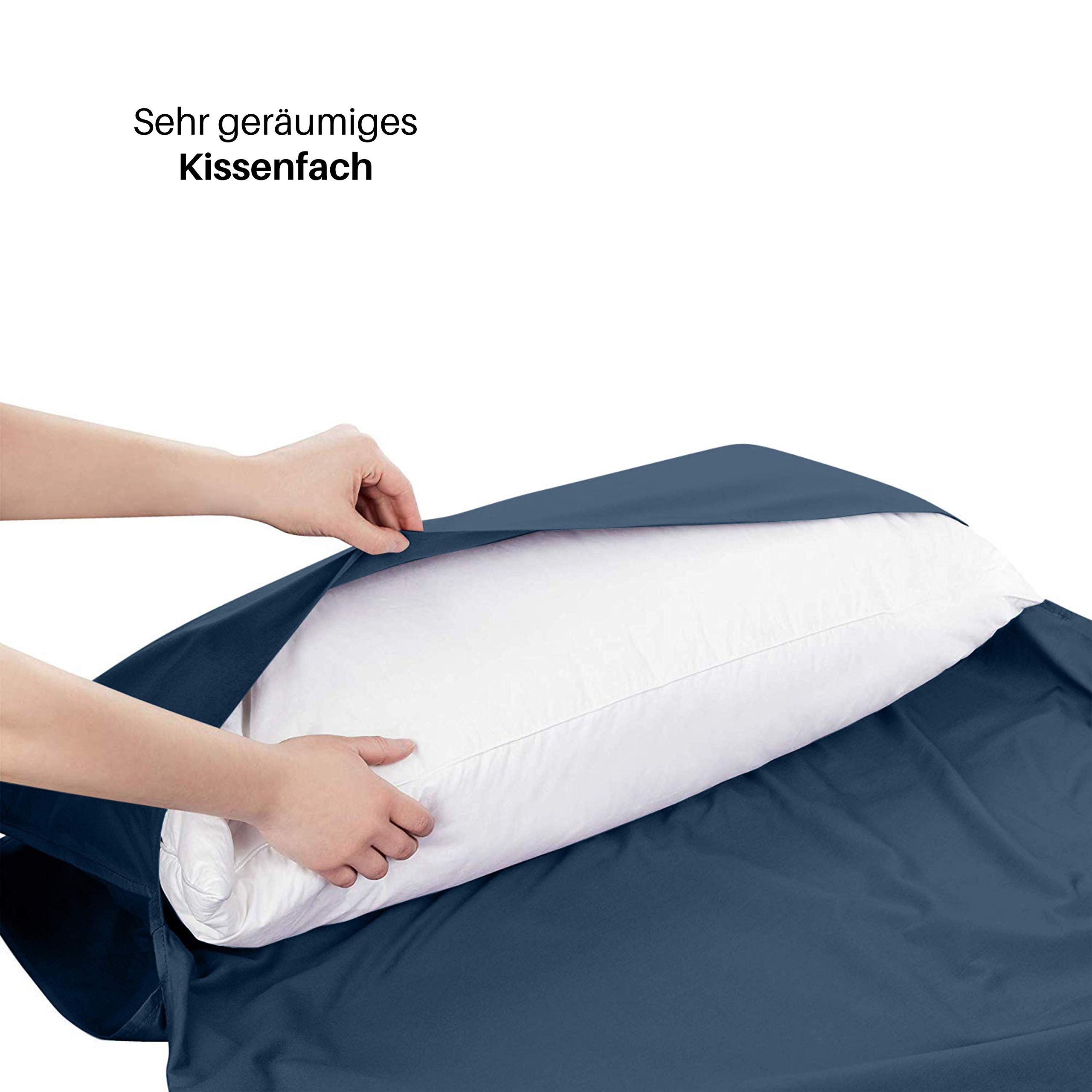 Traveler's Pal Hüttenschlafsack aus 100% Duraweave - Reiseschlafsack - Leichter und dünner Inlett Sommerschlafsack (Indigoblau) 6