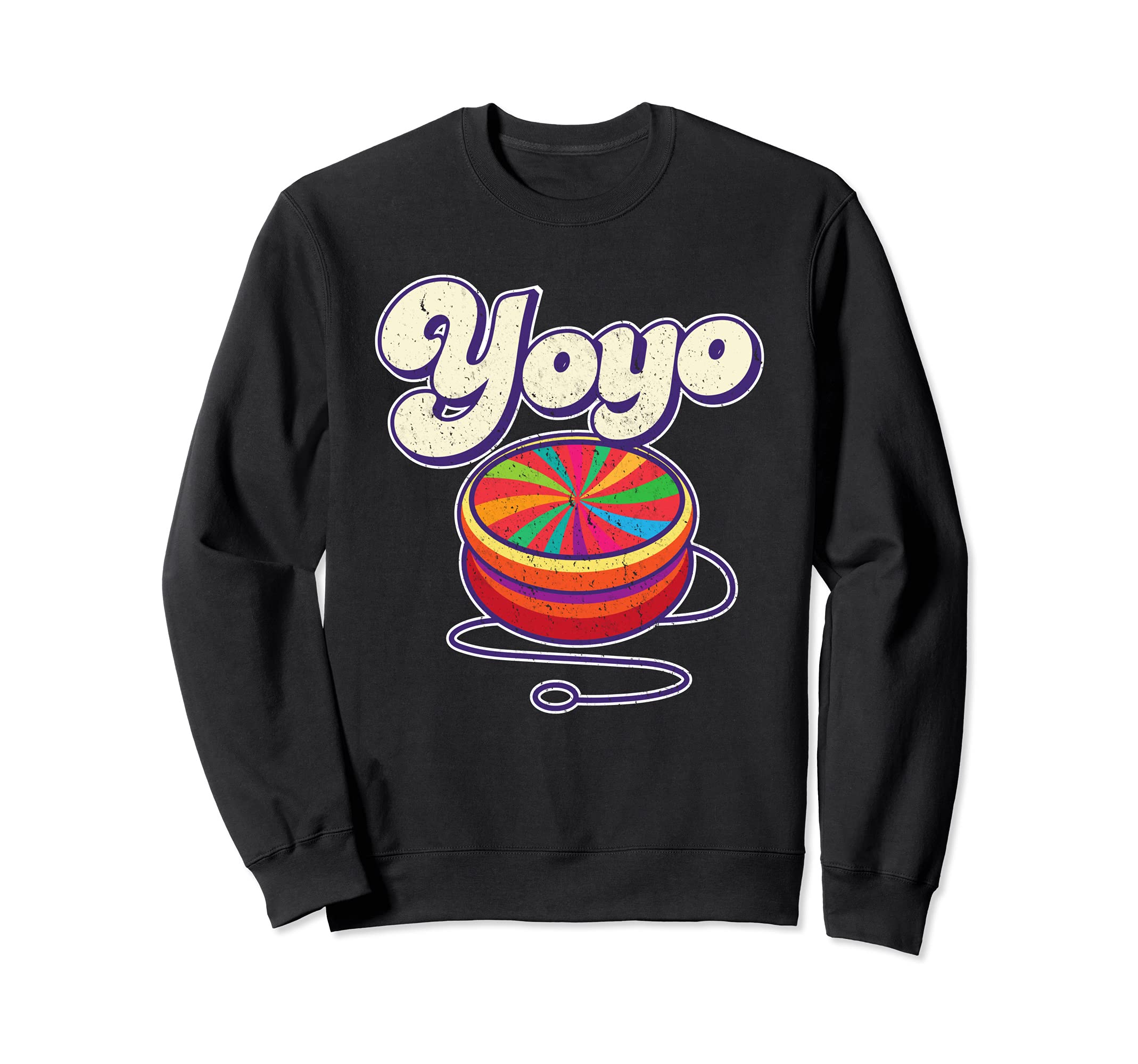 70's Yoyo Colorful Retro Vintage Toy I Awesome Yoyo Sweatshirt