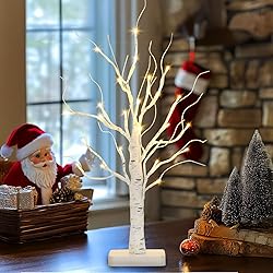 PABIPABI Lighted Birch Tree, 22'' Christmas Tree