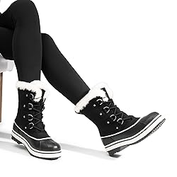 DREAM PAIRS Women's Snow Winter Boots Mid Calf